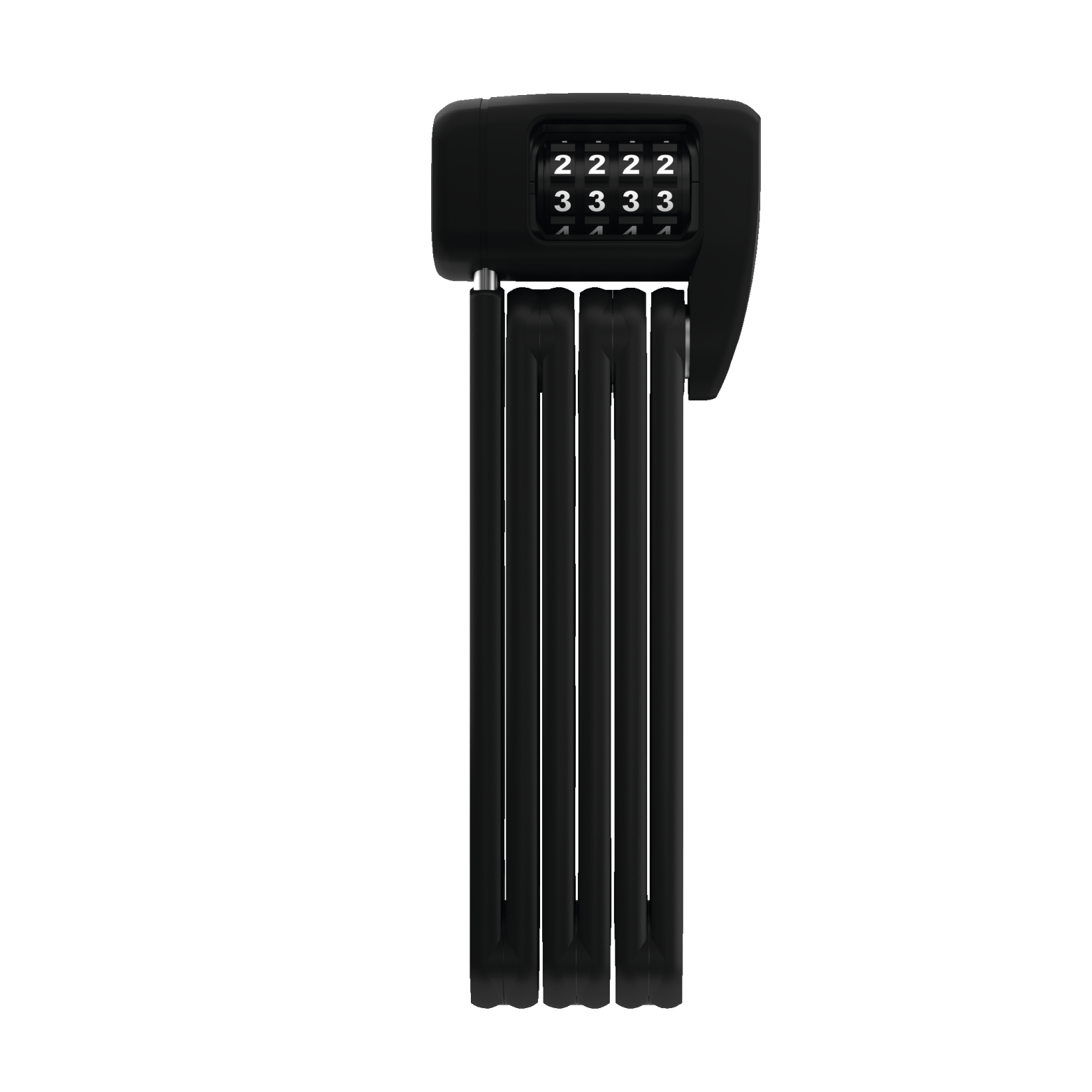 Abus vouwslot bordo combo lite 6055c/85 zwart (85cm)