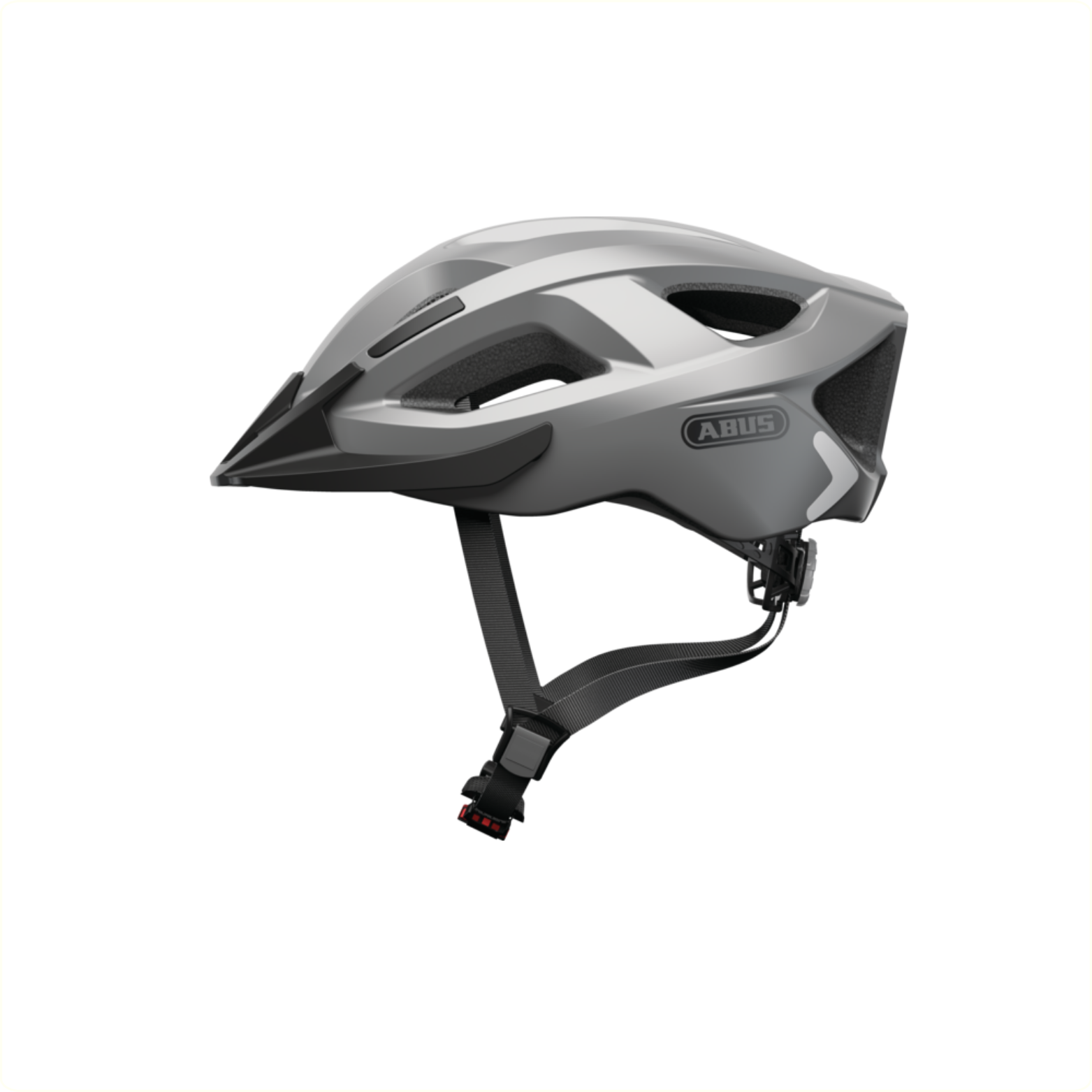Abus helm aduro 2.0 m (52-58cm). zilver afbeelding