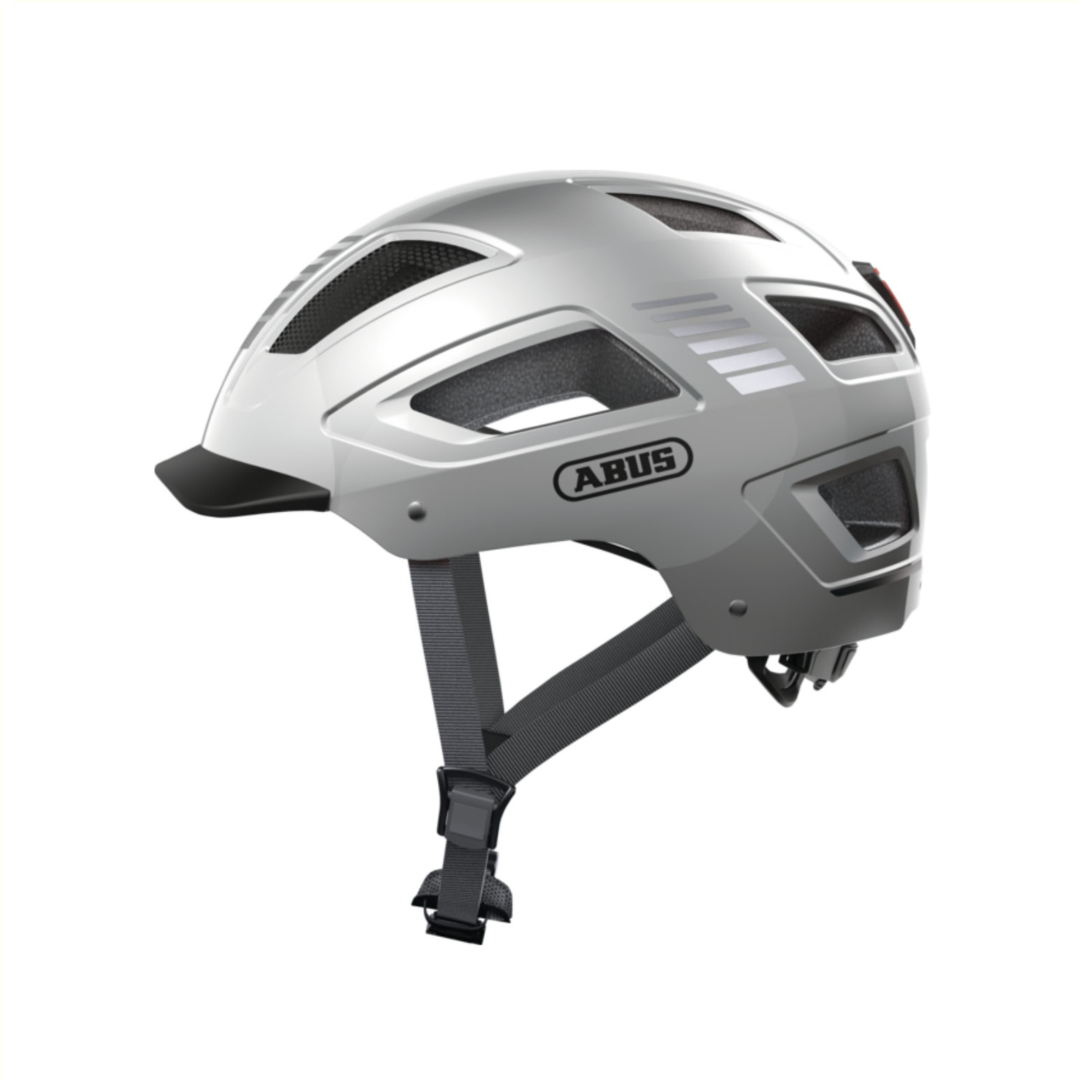 Abus helm hyban 2.0 signal zilver m 52-58cm afbeelding