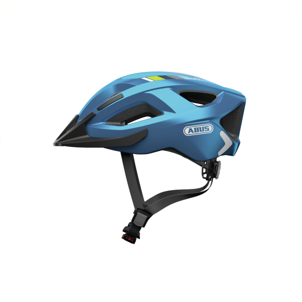 Abus helm aduro 2.0 l (58-62cm). steel blauw afbeelding