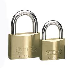 Abus messing hangslot 65/20mm - goud - sleutelslot - 20mm - 3cm