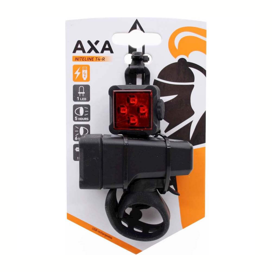 Verlichtingsset Axa Niteline T4-R USB (op kaart) Verlichtingsset Axa Niteline T4-R USB (op kaart)