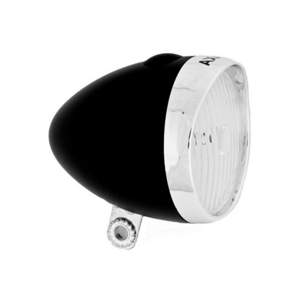 Axa Voorlicht classic led batterijen zwart/zilver