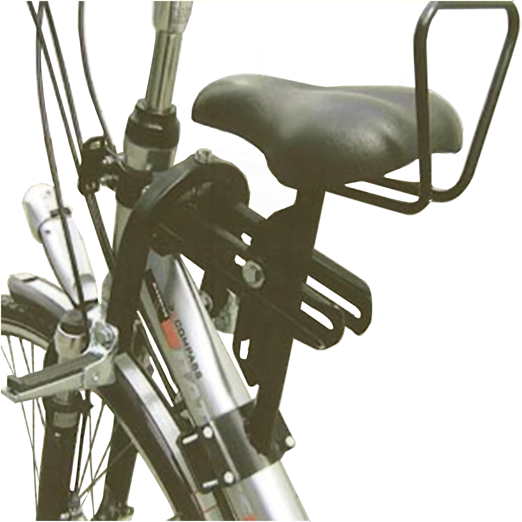Velo Zadel kinderzitje op buis damesfiets afbeelding