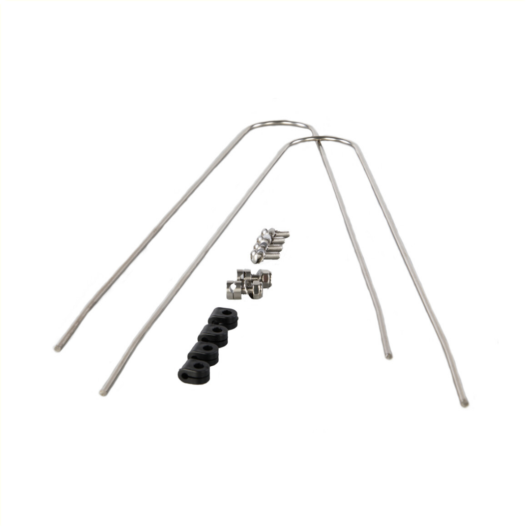 Mirage spatbordstang-set RVS 5mm 45mm 28“