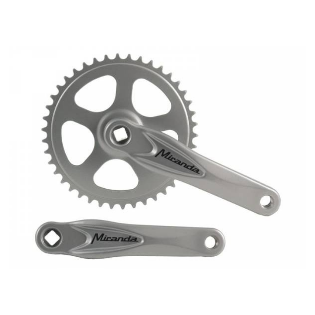 crankstel set 44T 170 mm zilver
