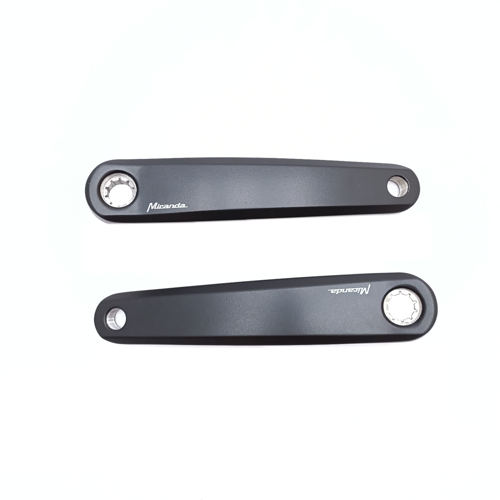 Miranda crank Bosch3, 170mm, met bout+ringen L+R, zwart, BNI (mini ISIS)
Passend voor Bosch GEN 3