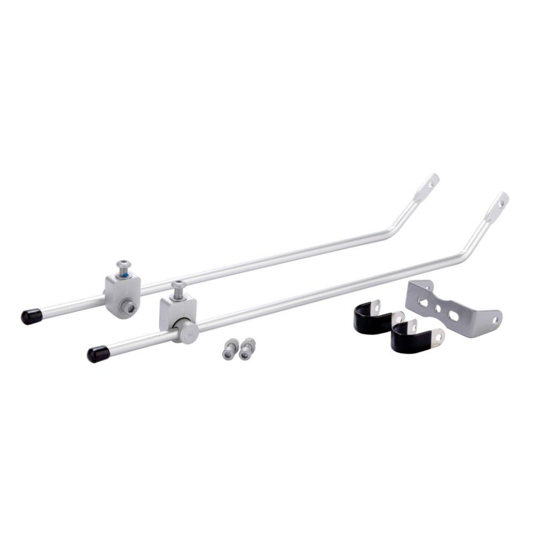 Bevestigings onderdelen voor Massload achterdrager zilver