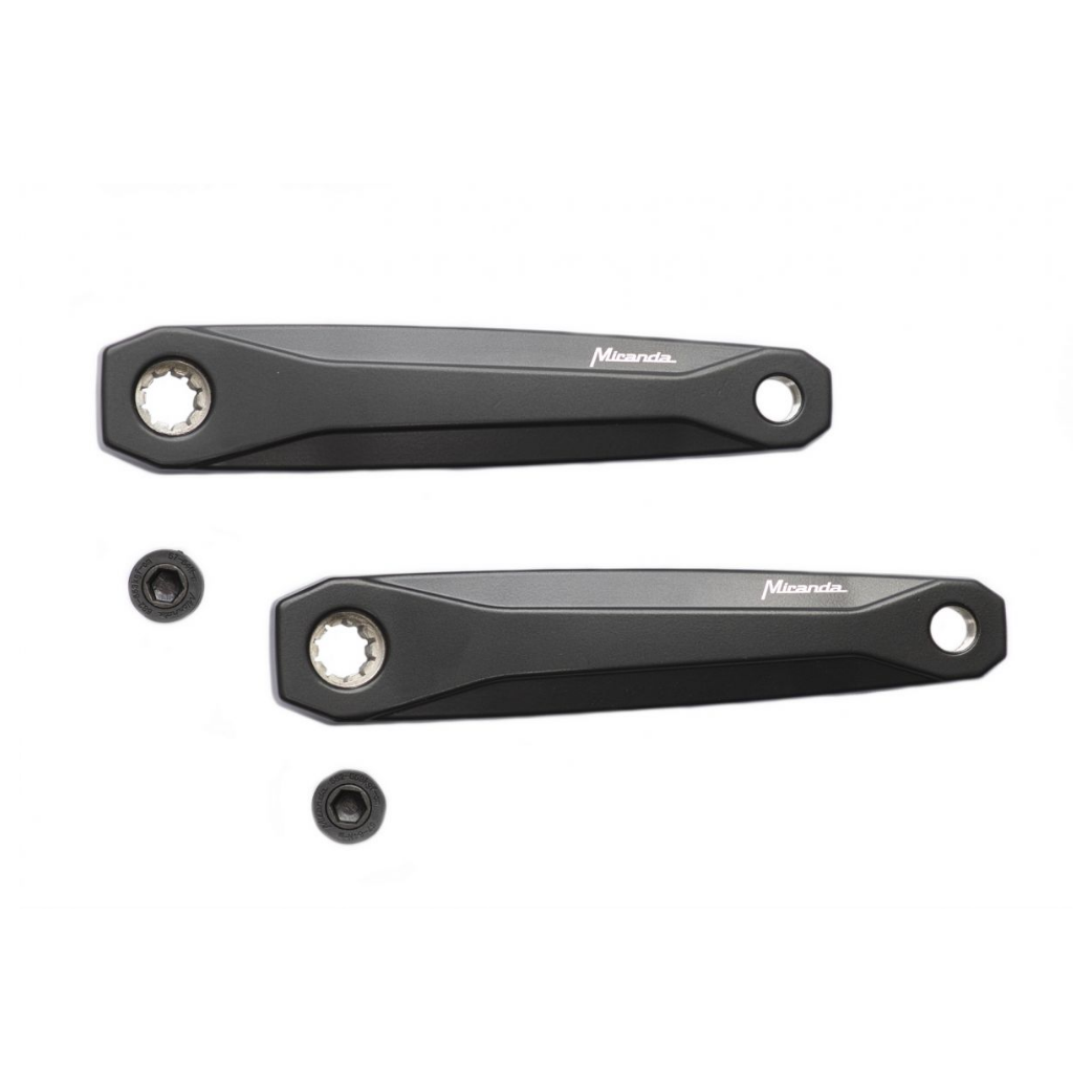 Miranda Lambda crankset Bosch3 Isis 170mm zwart