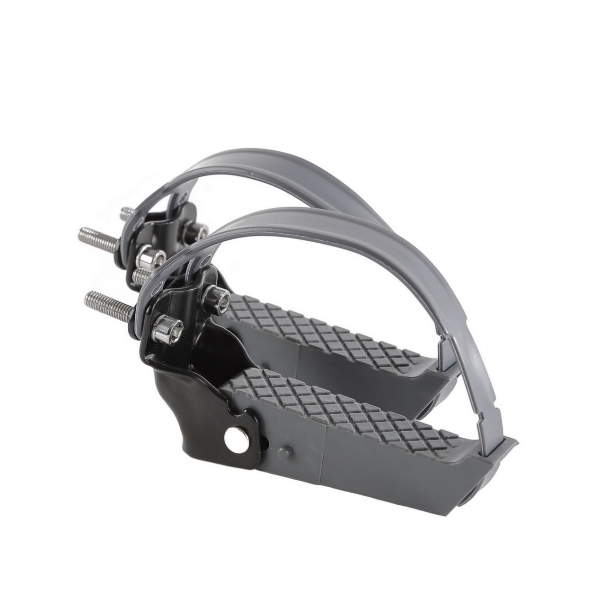 Mirage voetsteunen met rubber riem, achtervork
