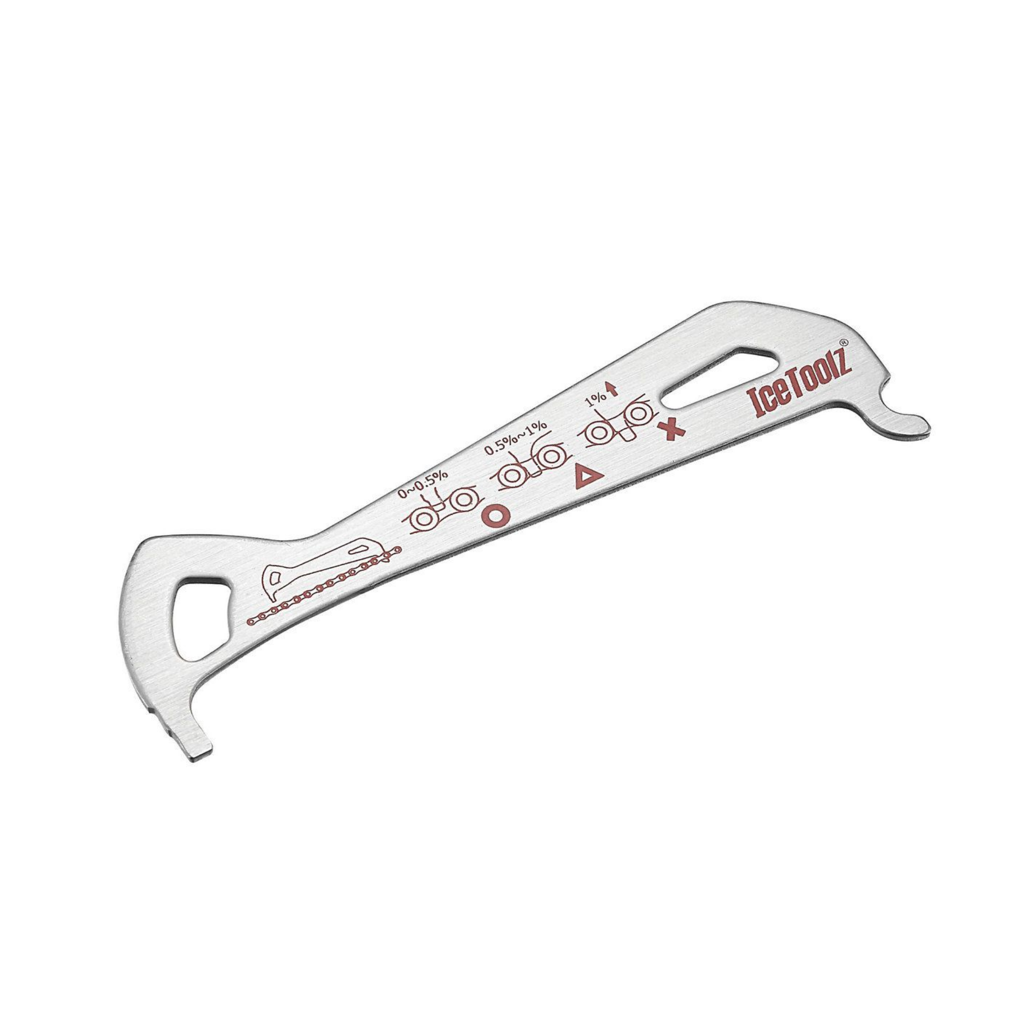 slijtagemeter 12,5 cm zilver slijtagemeter 12,5 cm zilver