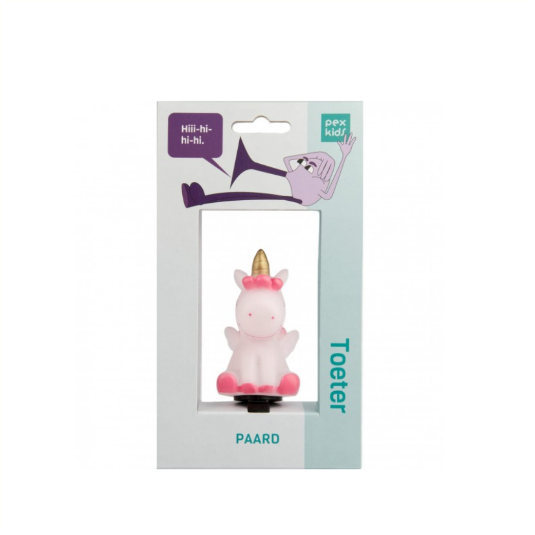 PexKids Fietshoorn paard - wit afbeelding