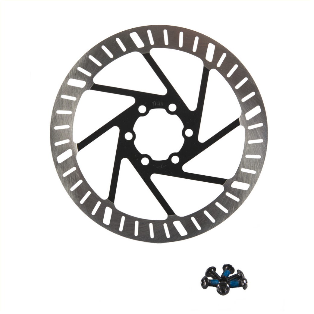 Elvedes Primax e schijfrem rotor ø160x1.85mm, zilver (oa: vanmoof s/x en cowboy)