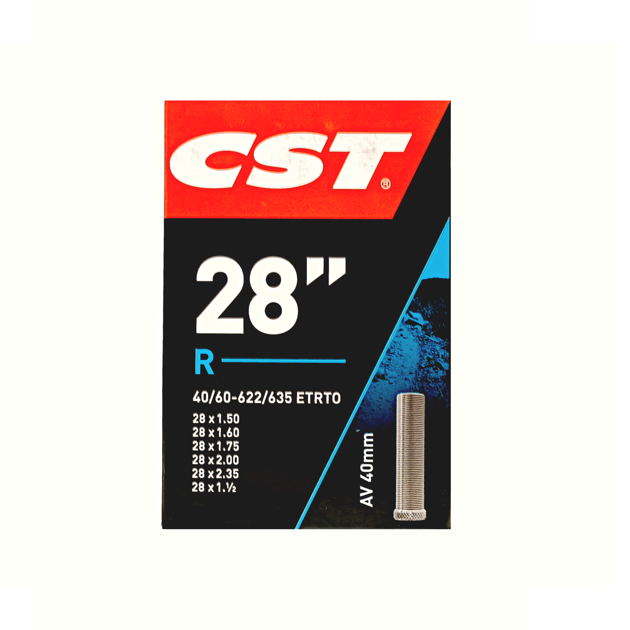 Cst binnenband 28 x 1.50/2.35 (40/60-622/635) av 40 mm afbeelding