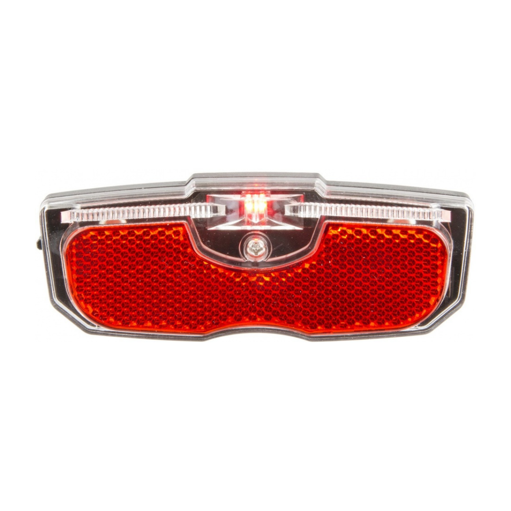 Falkx led tunnel achterlicht. montage 80mm. incl batterijen (hangverpakking)