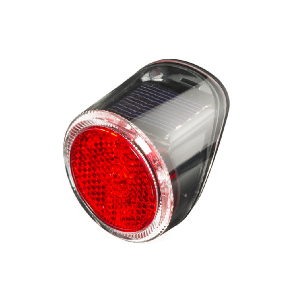 Falkx Achterlicht led zonne-energie rood/zwart