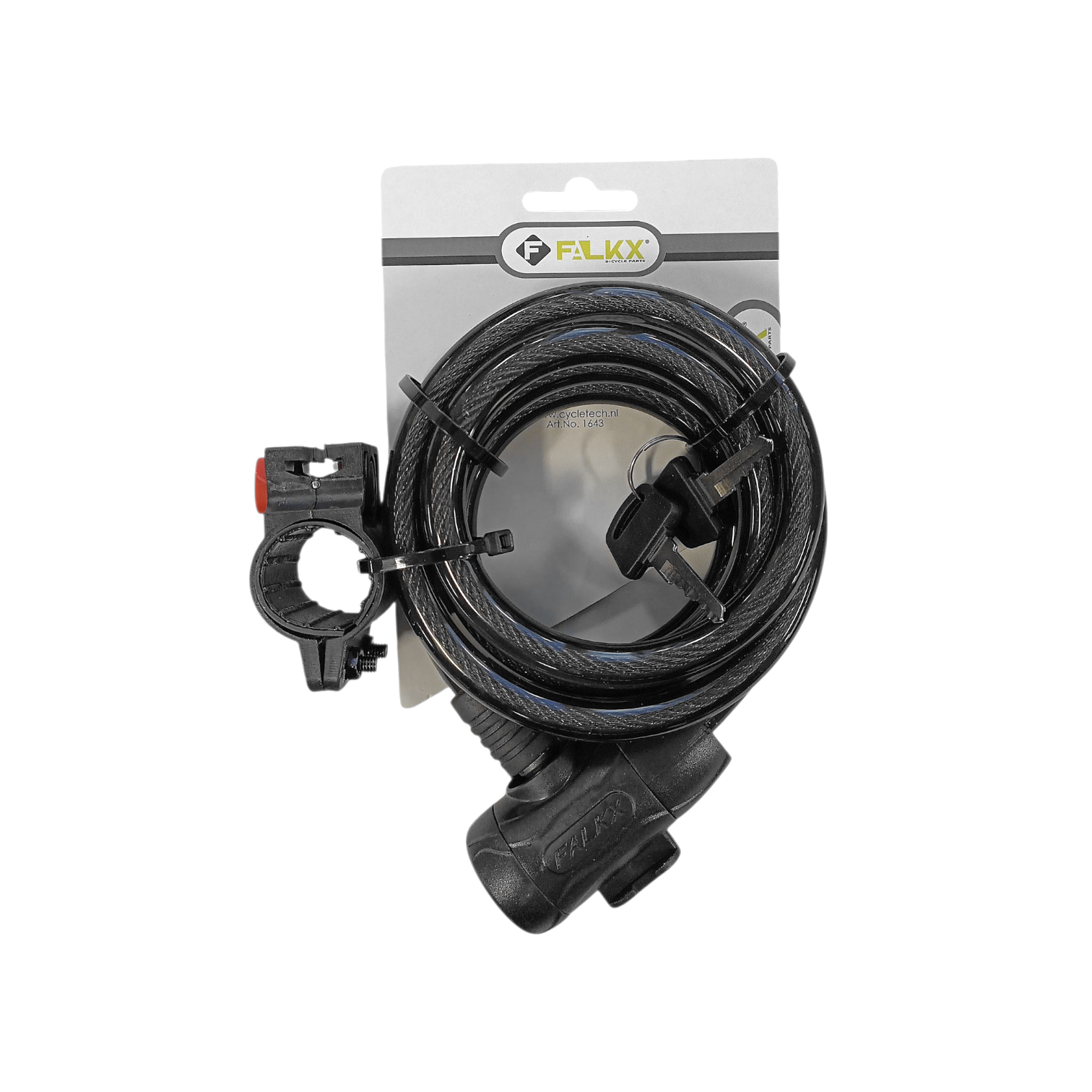 FALKX Kabelslot 12x1800mm zwart