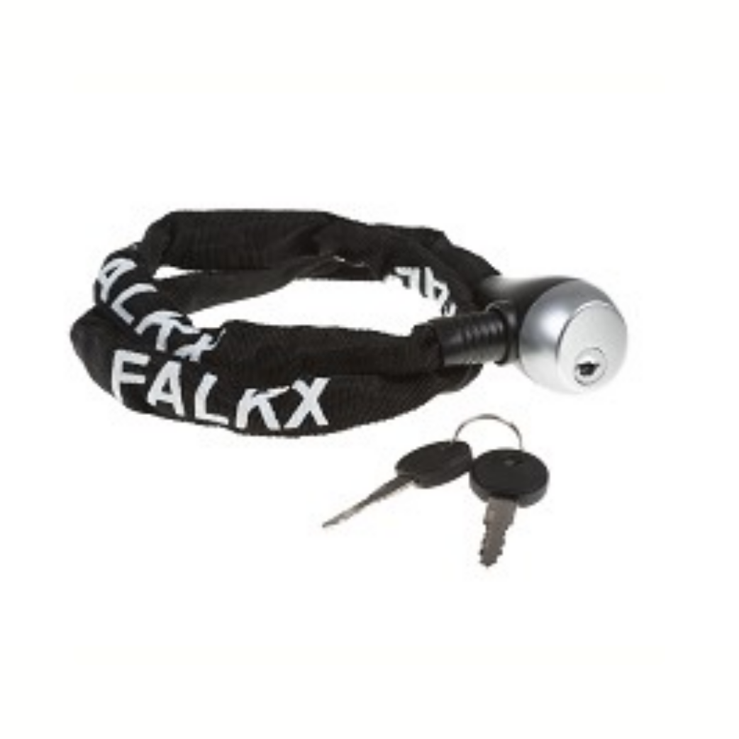 Falkx steal kettingslot 3.5x800mm, zwarte nylon hoes
