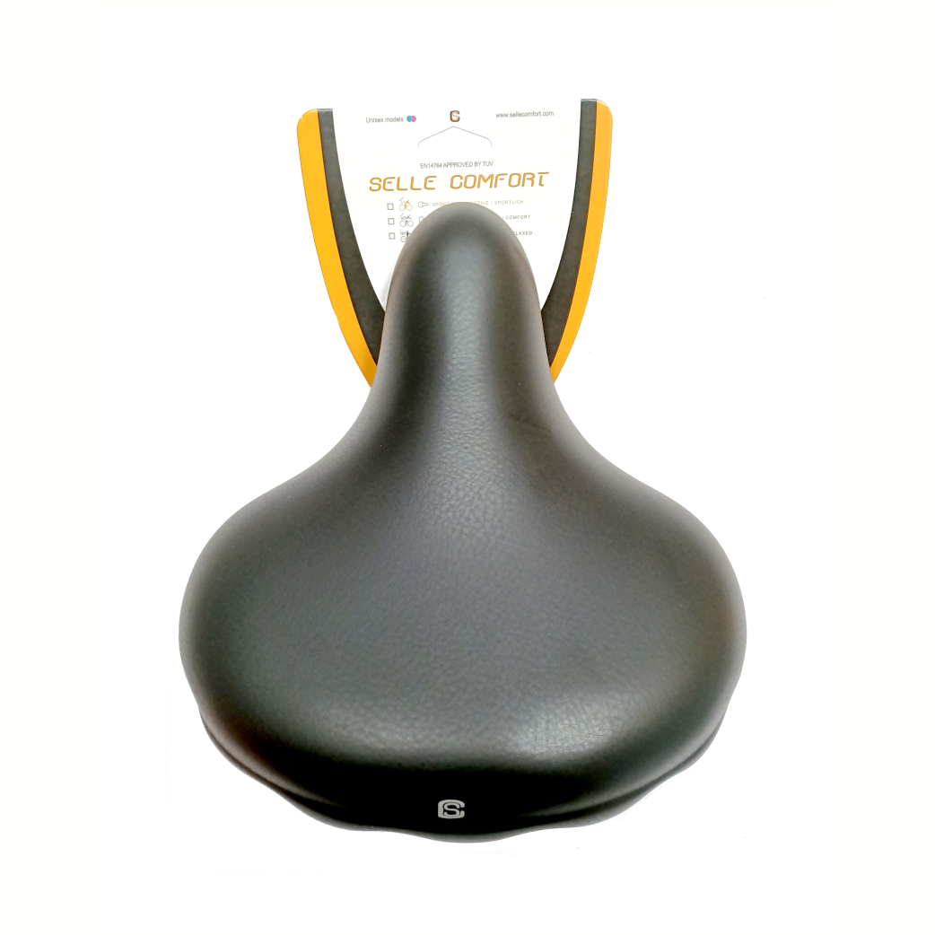 Selle Comfort zadel zwart (imitatie drifter zadel), zonder strop afbeelding