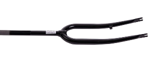 Vork 28 inch transport 1.1/8 draad glans zwart