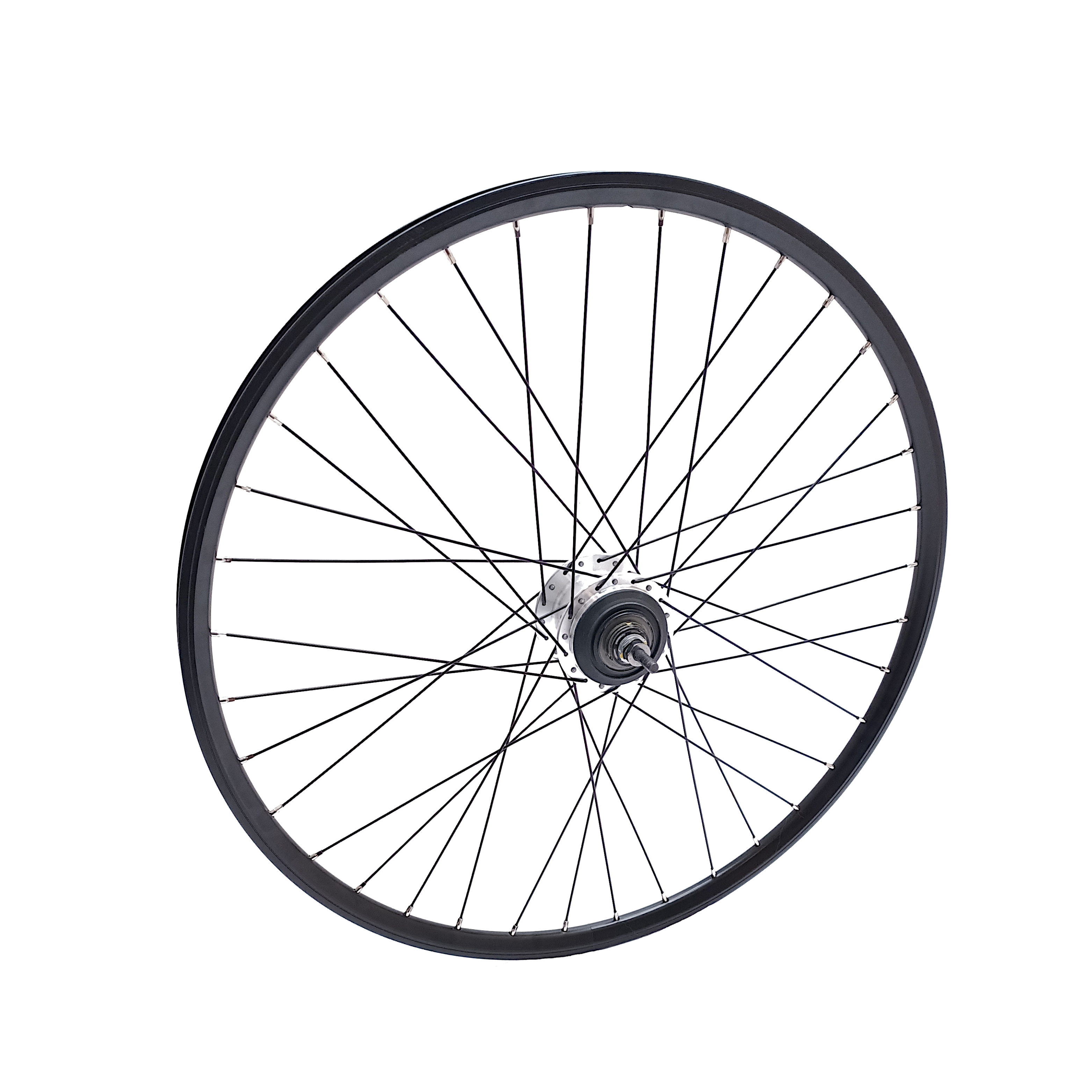 Achterwiel 28 x 1 3/8 Nexus 7 (voor Rollerbrakes) - Zwart