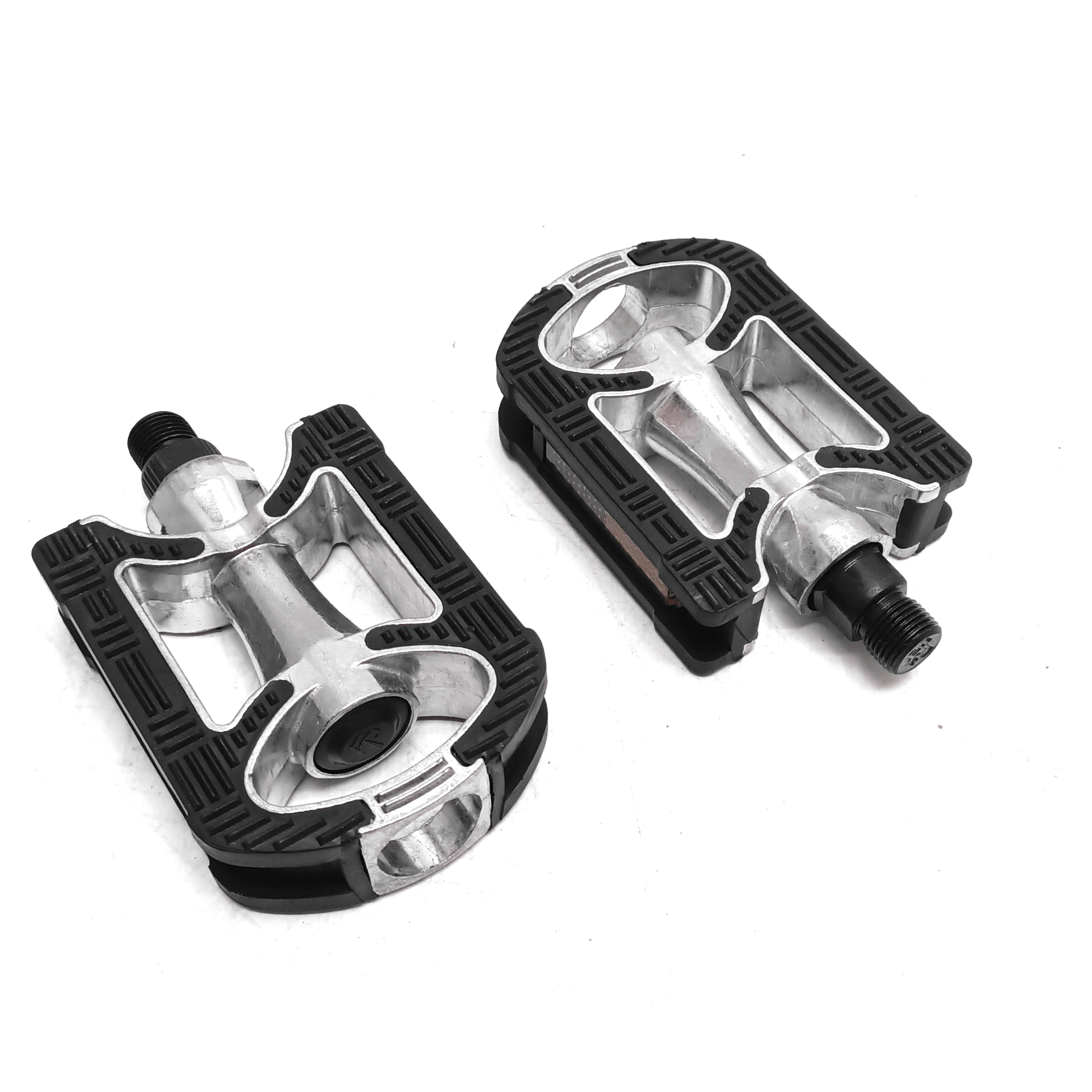 FALKX pedaal 9/16. Aluminium  huis, anti-slip, (werkplaatsverpakking) zwart-zilver