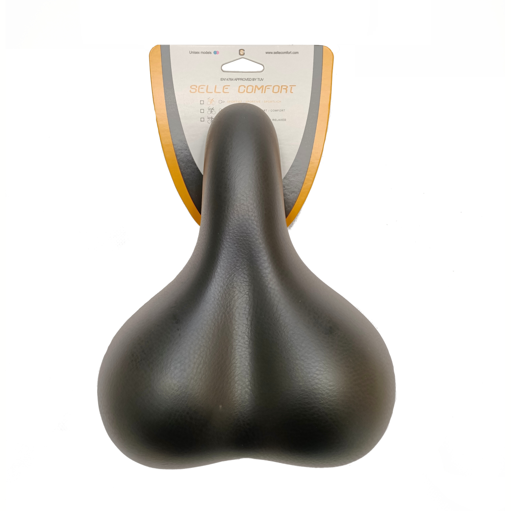 Selle Comfort zadel city zwart, zonder strop . afbeelding