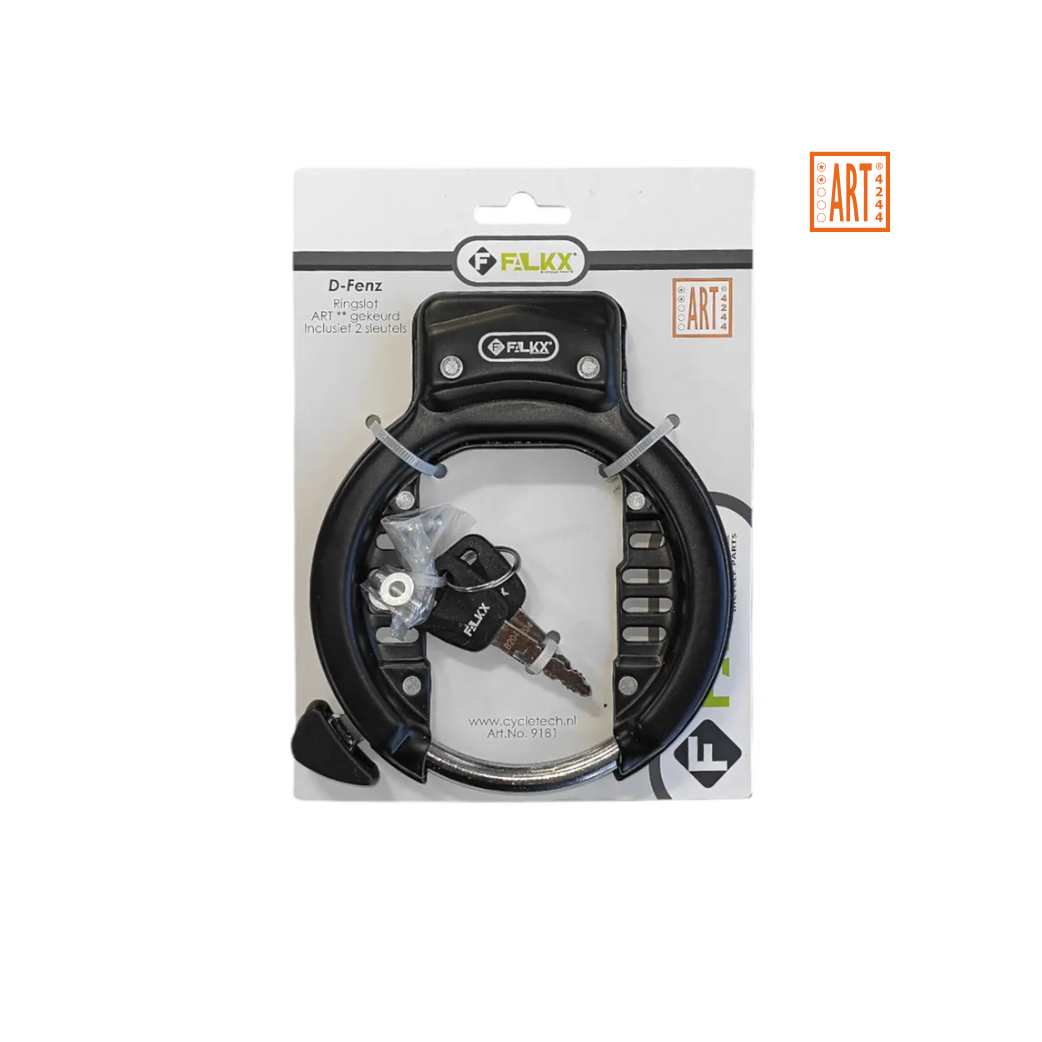 Falkx d-fenz ringslot zwart art** 70mm breed afbeelding