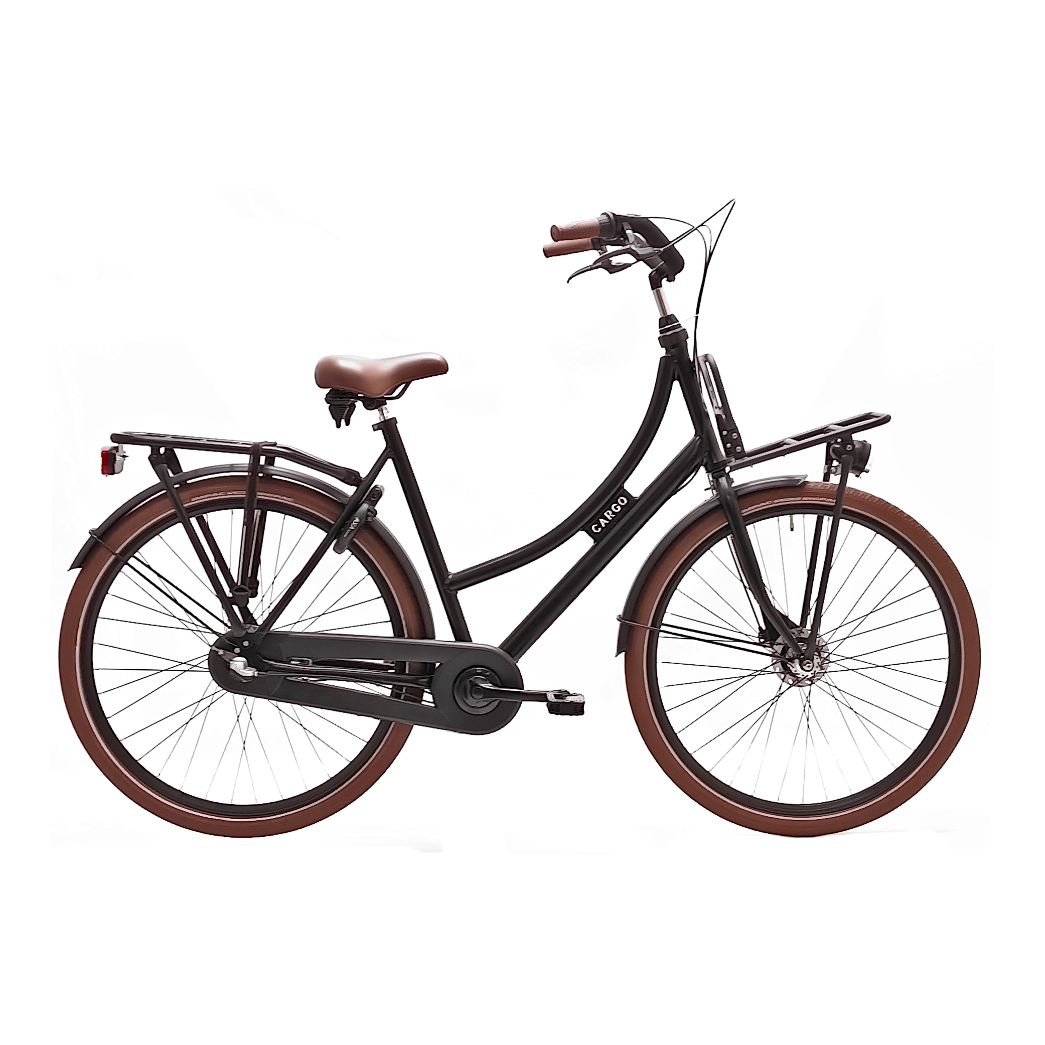 Avalon Cargo Dames 50cm R-brake Alu N3 mat-zwart