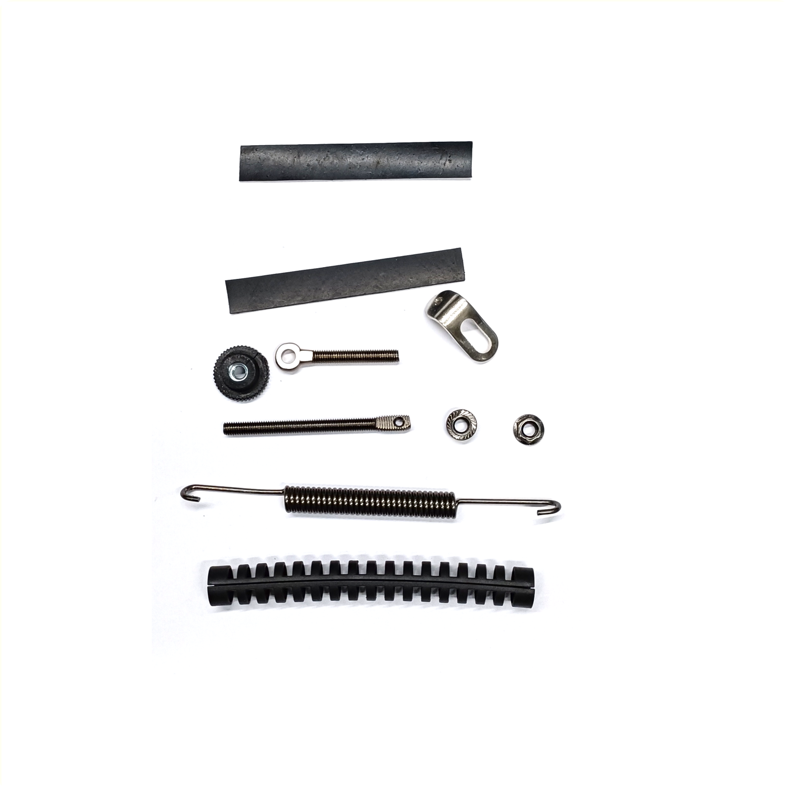 Stuurstabilisator.veerlengte 130mm. Alleen te gebruiken met frame waar een bevestigingspunt voor de veer is.