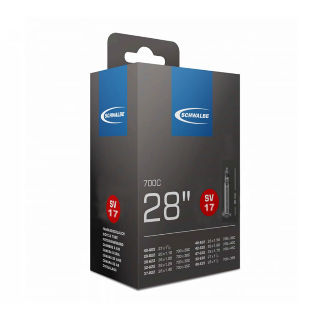 Schwalbe binnenband 28x1 5/8x1 3/8, ETRTO 47-622/635, Presta/Frans SV17 40mm