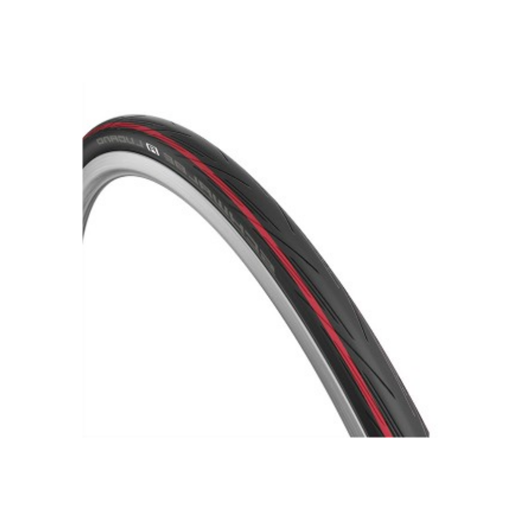Schwalbe Lugano II (K-guard), Zwart/rood zonder reflectie, 28x1.00 ETRTO 25-622