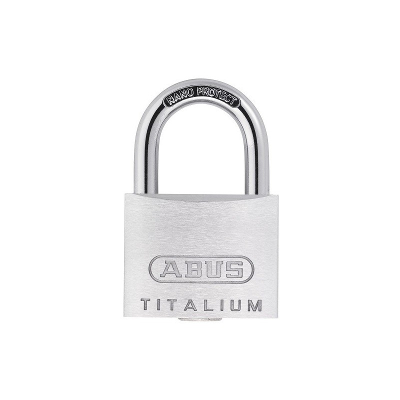 Abus hangslot titalium 64ti/25 grijs - 25mm
