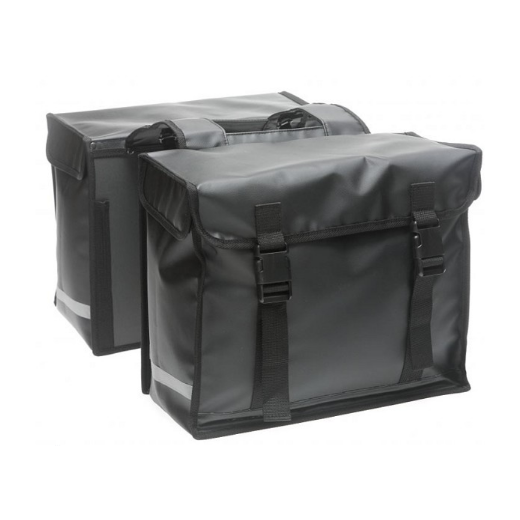 dubbele fietstas Bisonyl 46 liter zwart - 030L.501 dubbele fietstas Bisonyl 46 liter zwart - 030L.501