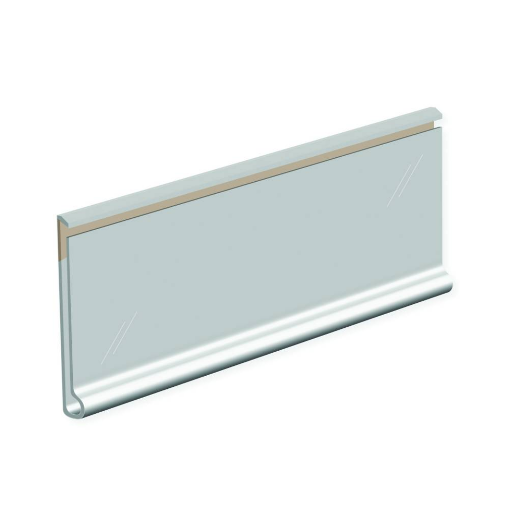 Scanningrails plakstrip 988x38mm transparant