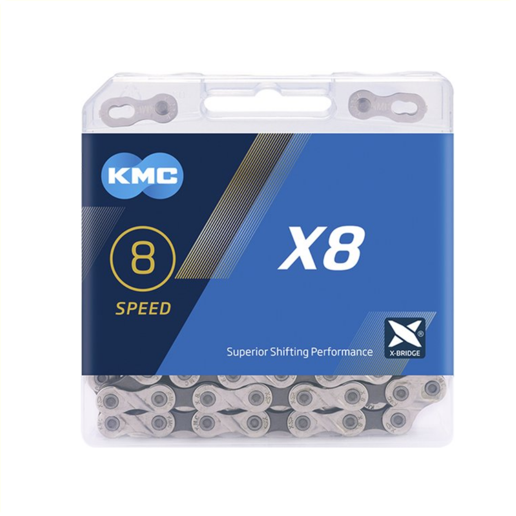 KMC X8 ketting smal 1/2x3/32, 8-speed