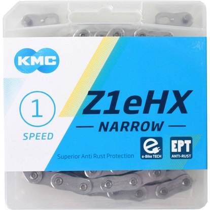 KMC ketting single speed Z1eHX 3/32 narrow 112 links EPT