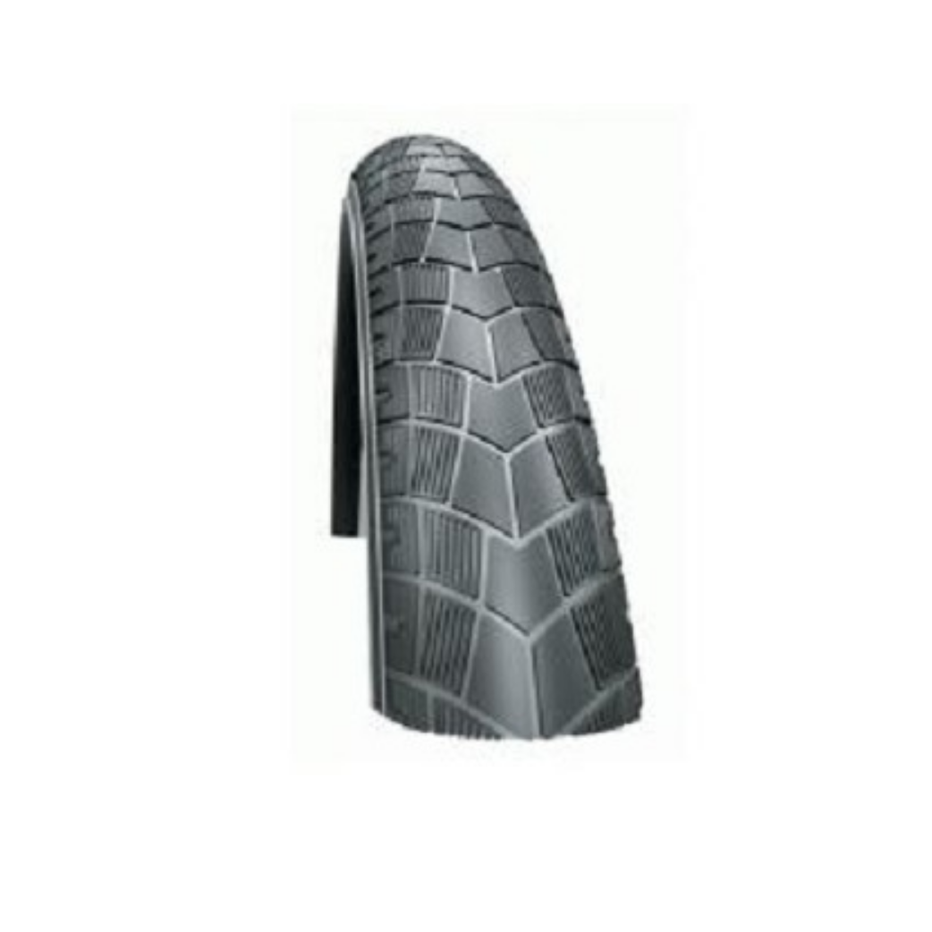 Schwalbe Big Apple (Anti-lek/raceguard), Zwart met reflectie, 28x2.15, ETRTO 55-622