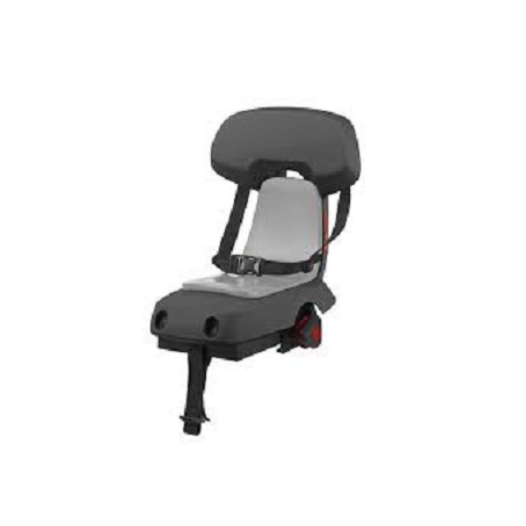 Polisport guppy junior achterzitje. kleur: grijs afbeelding
