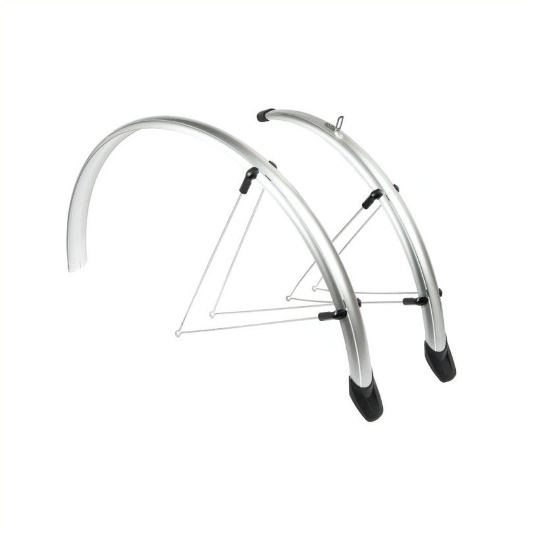 Eurofender Spatbordenset Rapido 28 Inch 46mm Zilver