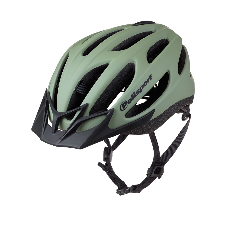 Polisport mtb helm sport-flow l 58-62cm mat groen afbeelding