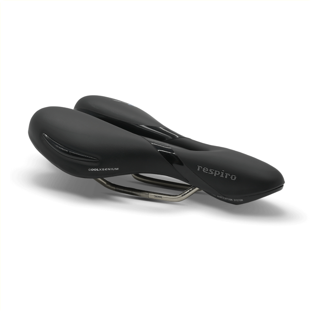 Selle Royal Zadel Respiro Athletic, Dames/Heren zwart. zonder zadelstrop