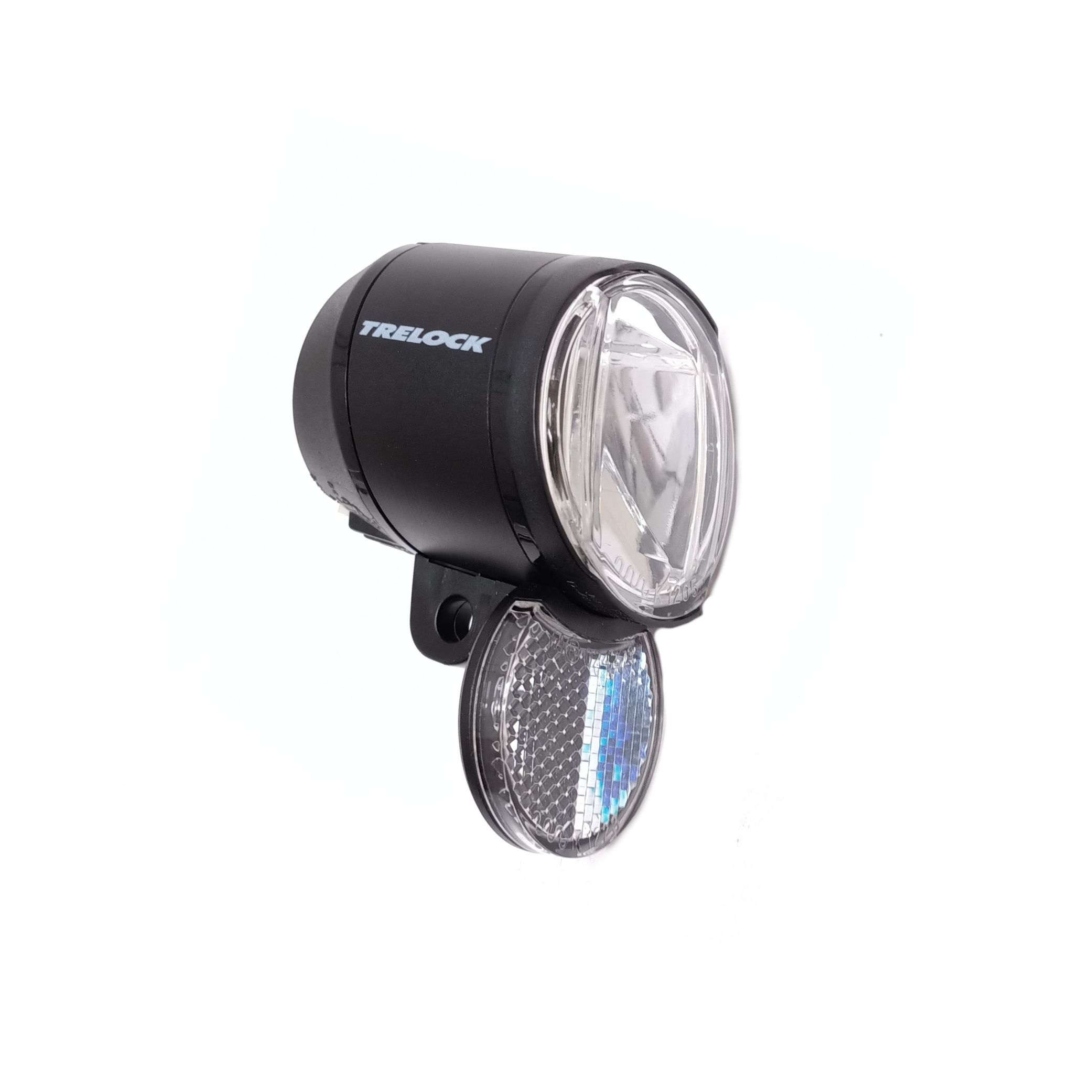 Trelock LED koplamp LS 910 Prio 50 lux, geschikt voor 6-12V e-bike zwart, werkplaatsverpakking