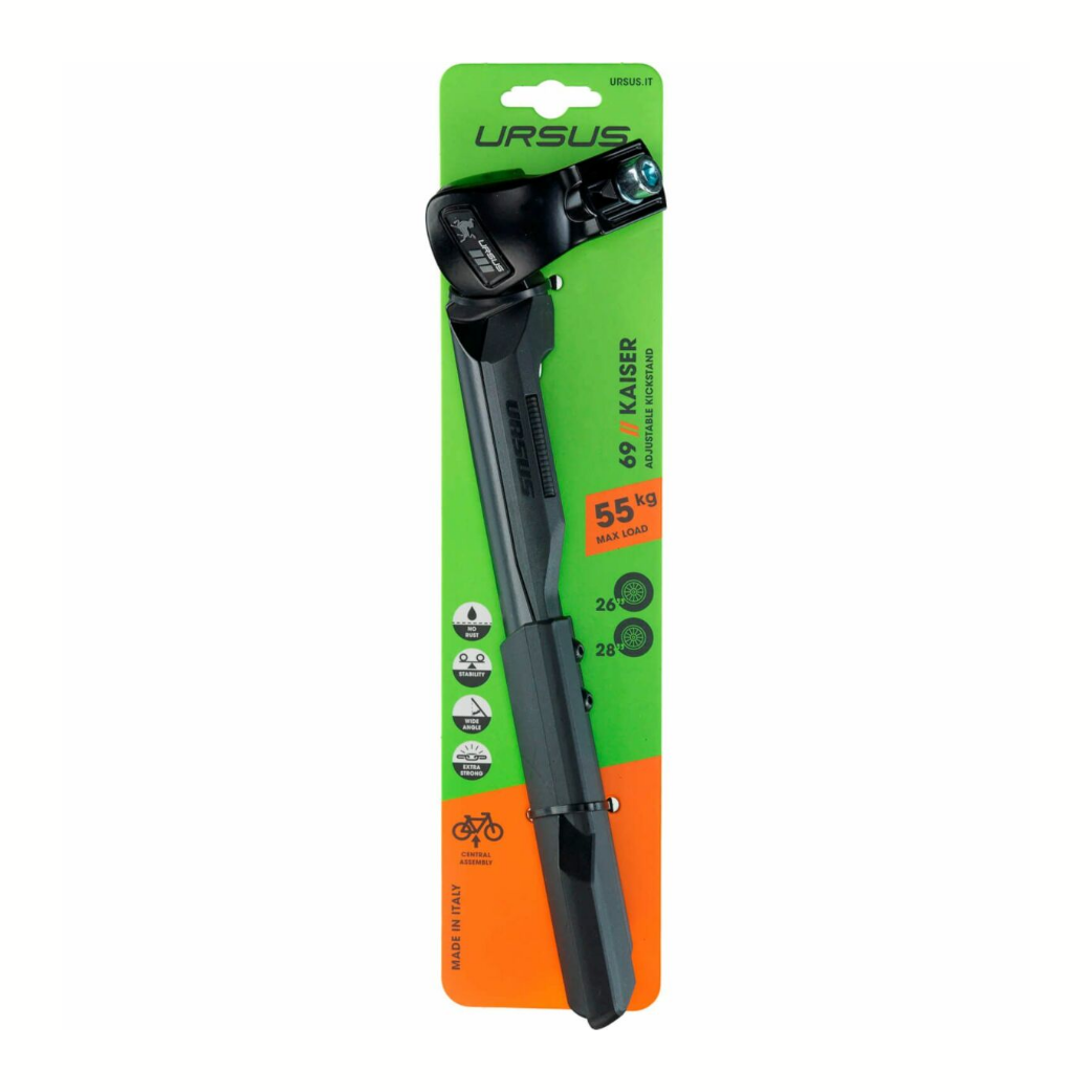 standaard enkel kaiser e-bike 26-28 inch 29 mm zwart standaard enkel kaiser e-bike 26-28 inch 29 mm zwart