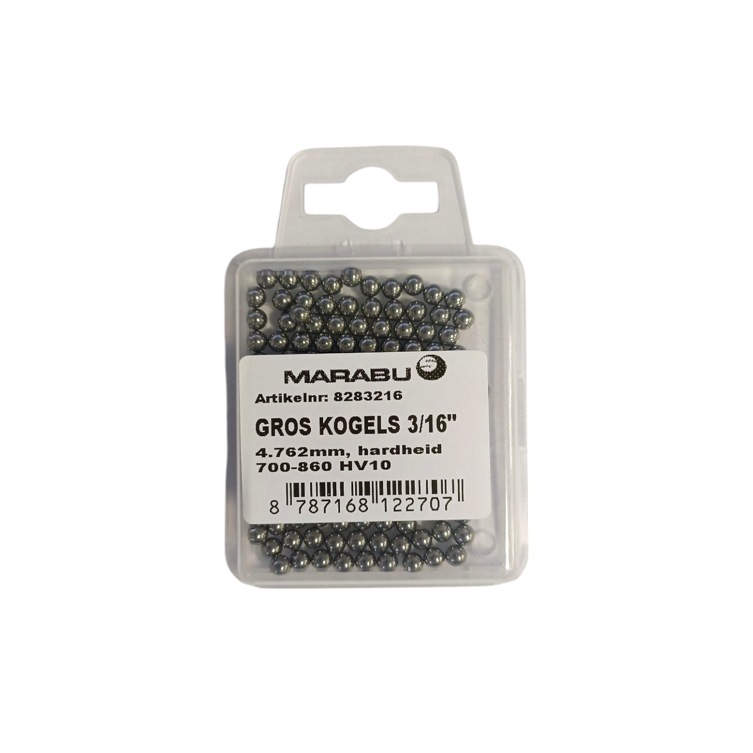 kogellager kogels 3\16". Per 144