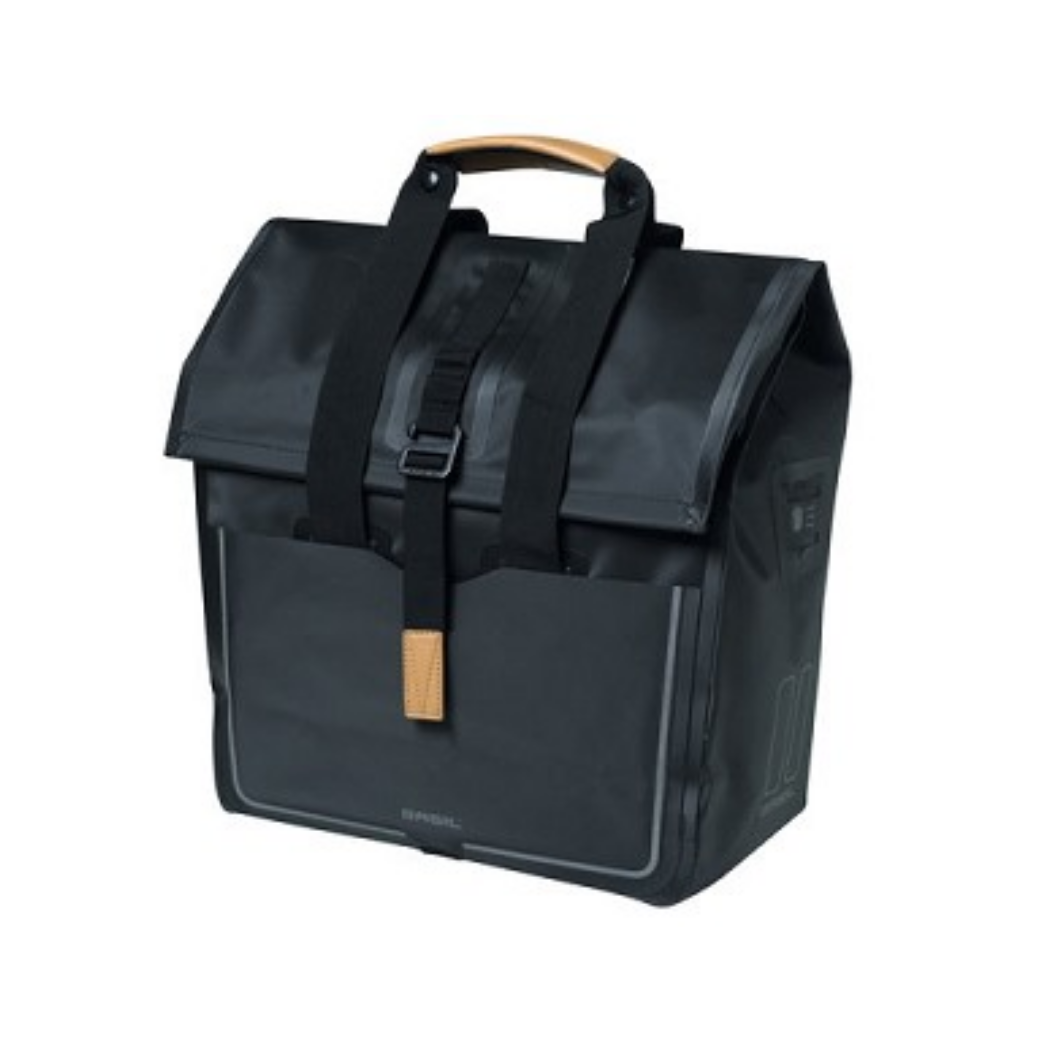 Basil Urban Dry - fietsschopper - 25 liter - zwart Basil Urban Dry - fietsschopper - 25 liter - zwart