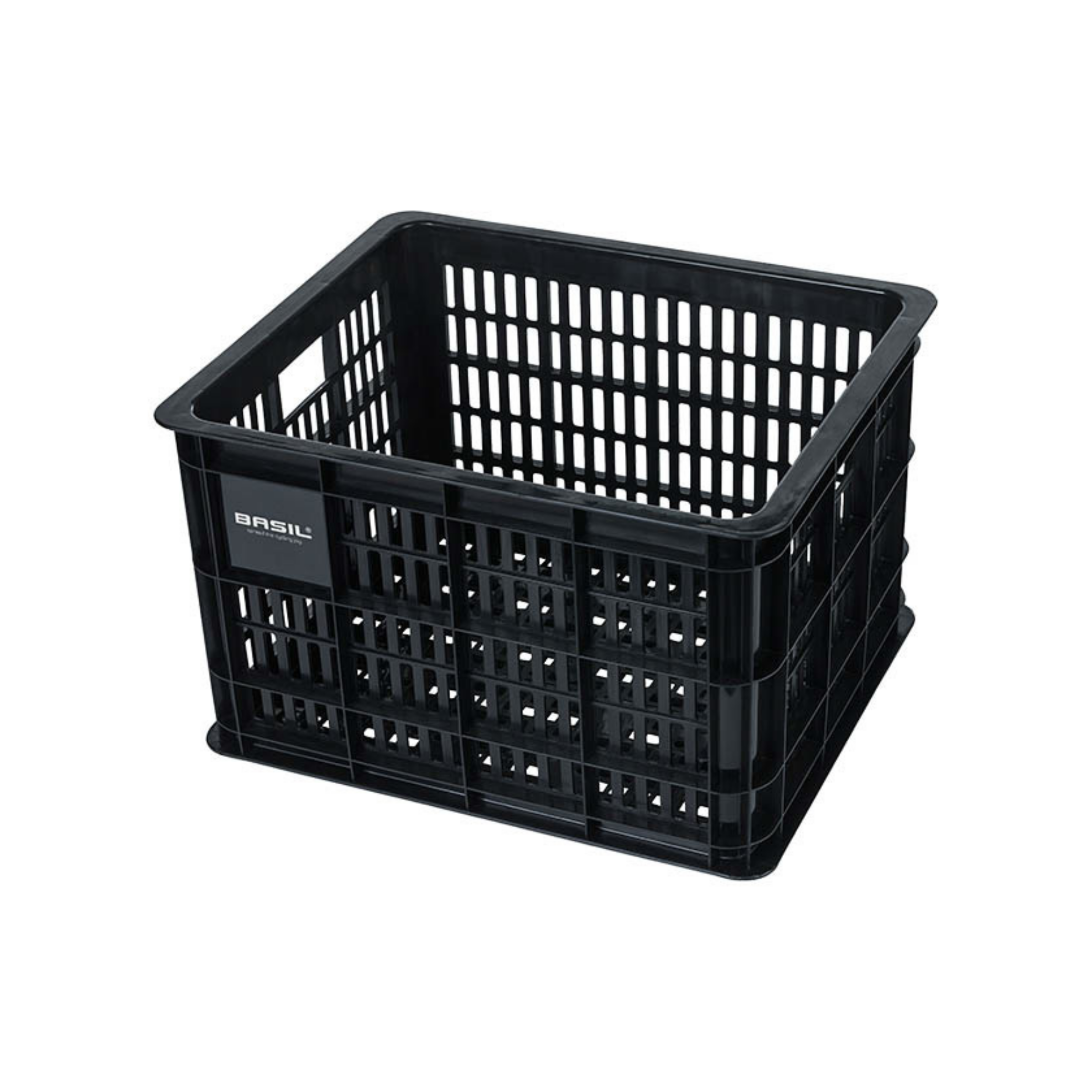 Basil fietskrat m - medium - 29.5 liter - zwart