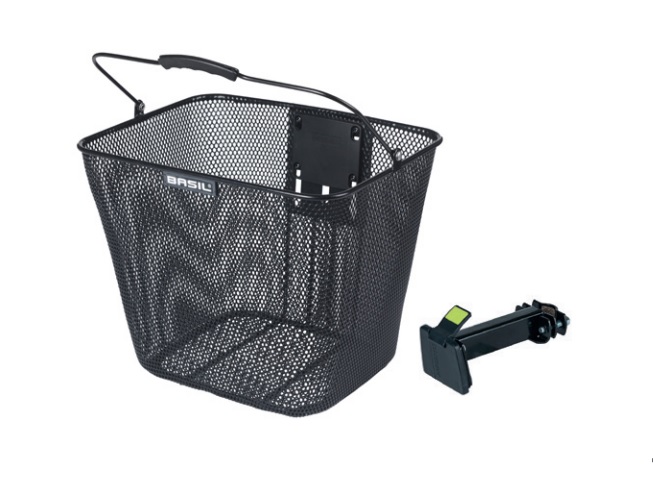Basil Bilbao BE fietsmand incl. BasEasy houder Zwart