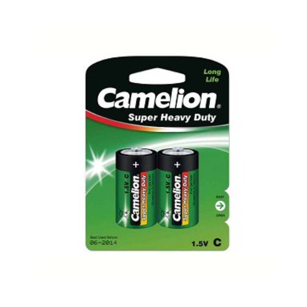 Camelion 1.5v c r14p baby um2 batterijen per 2 afbeelding