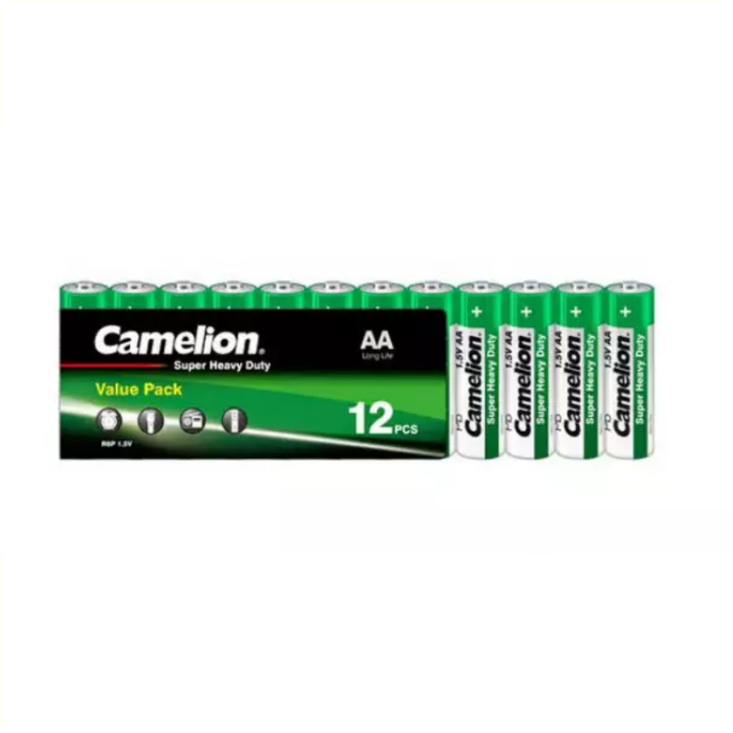 Camelion aa zink-carbon batterijen per 12 afbeelding